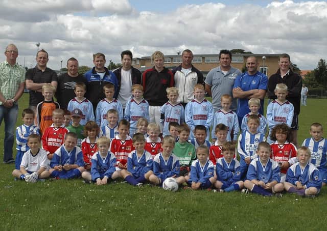 Burlington Jackdaws, Bridlington Town Juniors , Hemsworth Terriers and Bridlington Rangers are pictured at the Simon Tindall Memorial event in 2007. Do you recognise the people in the photograph? (DT0730-2A)