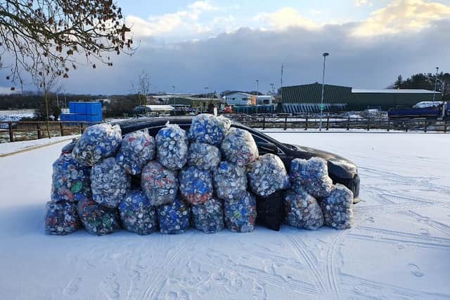 Cans have been collected in all weathers!