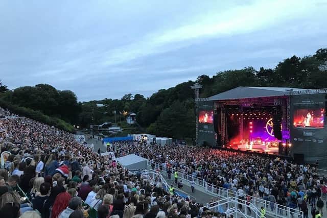 Jess Glynne at the Open Air Theatre in July 2019.