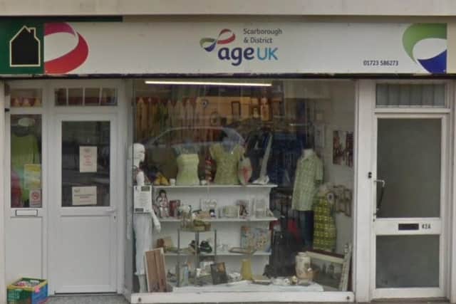The Scarborough and District Age UK shop on Newborough - Pic: Google Maps