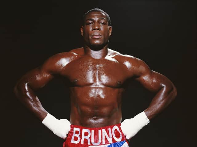 WHITBY BOUND: Heavyweight hero Frank Bruno. Picture: Getty