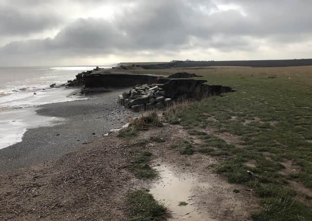 Long stretches of the East Riding’s 85-kilometre coastline may be affected by coastal erosion as a result of natural processes.