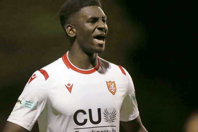 RELISHING HIS RETURN: Boro defender Isaac Assenso