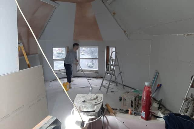 During the renovation. Picture: Placed Media