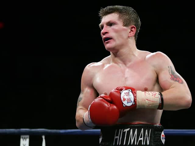 THE HITMAN: Ricky Hatton is heading for Scarborough