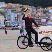 The early 20th century ice cream cart which used to operate on Scarborough’s South Bay beach can be seen as part of the display at the town's art gallery in The Crescent