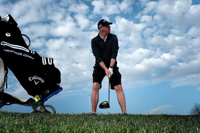 Getting ready to tee off at North Cliff. Picture: Richard Ponter