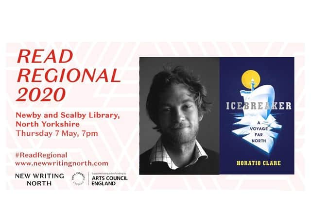 Horatio Clare will join the friends of the library in May