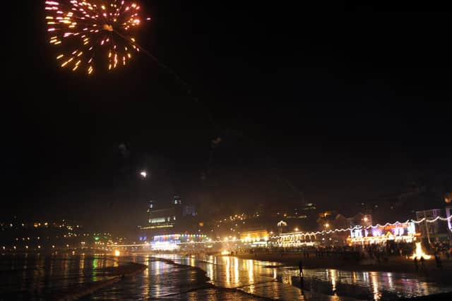 Fireworks on the foreshore. Picture: JPI Media.