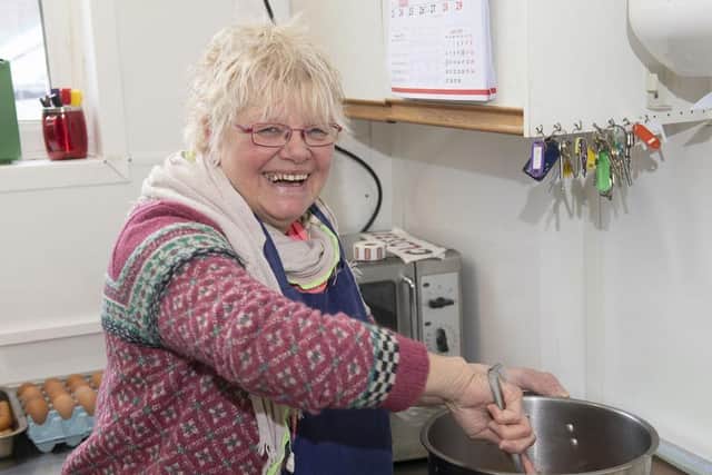 Trish Kinsella in the Rainbow Centre cafe