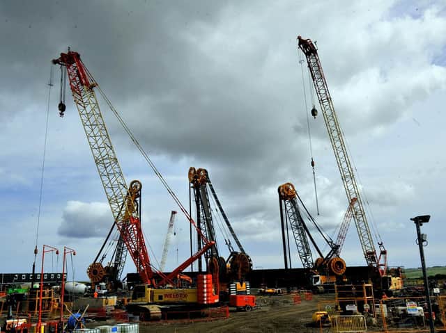 Sirius Minerals construction at Woodsmith mine. Picture: JPI Media