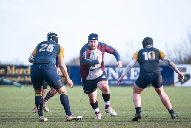 Scarborough RUFC in action during their win against Durham City last weekend