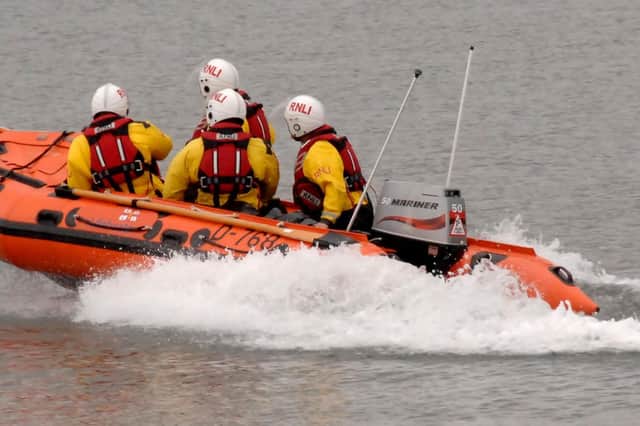 Scarborough RNLI lifeboat launched