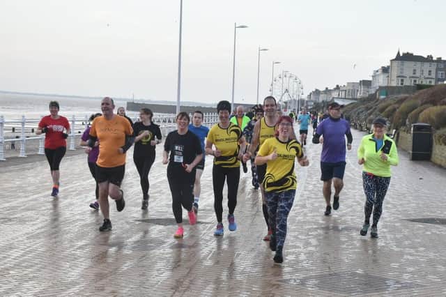 Kev Sissons, orange kit, Jane Welbourne, black kit & pink shoes, Lyn and Stuart Gent, Helena Bennett, front and right , Yvonne Shawcross
Photos by TCF Photography
