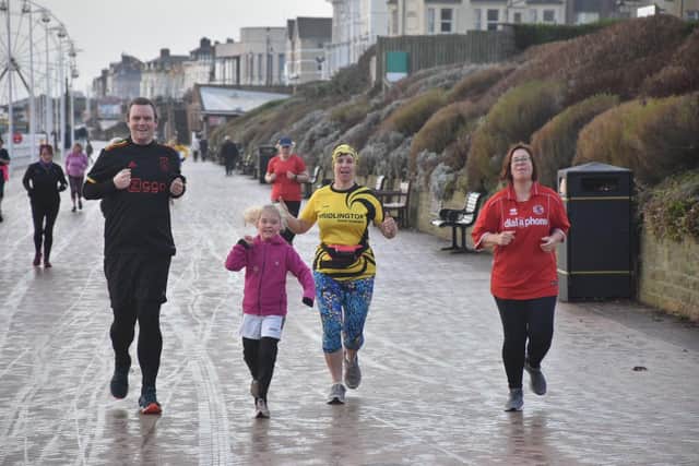Bridlington Road Runners in action at the New Year's Dav race