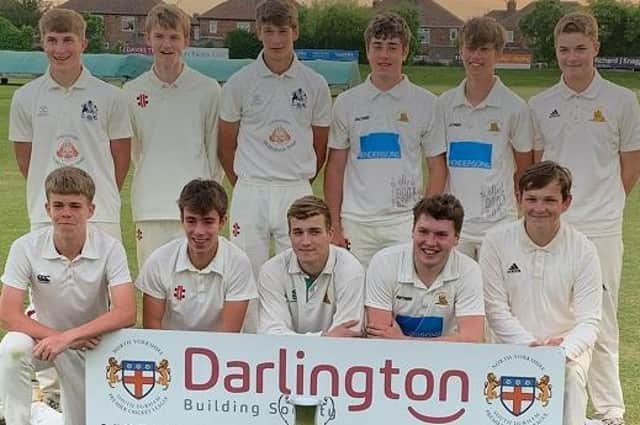 Whitby Cricket Club Under-17s won their NYSD League title last season