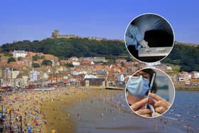Covid cases have increased rapidly in Scarborough borough over the festive period.