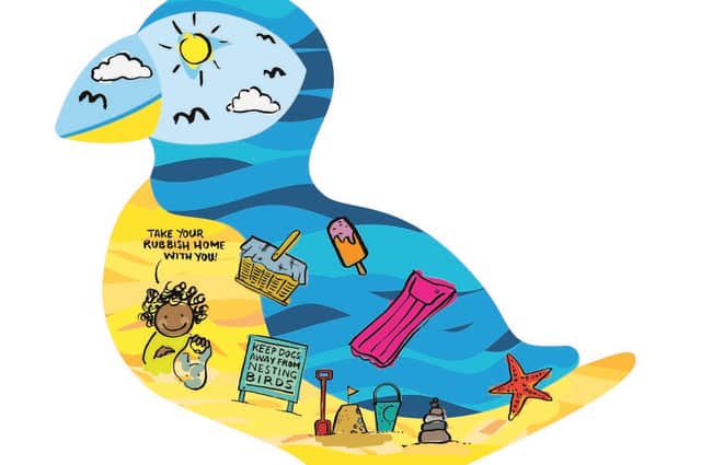 The Puffuns Galore! campaign is looking to attract designs from artists. This design by Leo Soph Welton