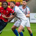 Dan Rowe in action against York City