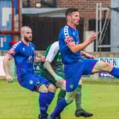 Joint-boss Lee Bullock was forced to pull no his boots for the game against his old team York City in the cup on Tuesday night