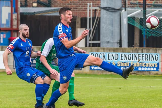 Joint-boss Lee Bullock was forced to pull no his boots for the game against his old team York City in the cup on Tuesday night