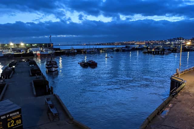 Carol Jackson snapped this great photograph of Bridlington Harbour at dusk.