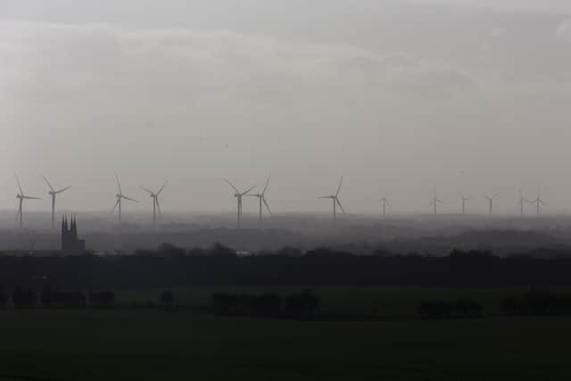 John Hemsworth uses the wind turbines to good effect for this wonderful atmospheric image.