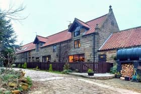 A view of the former cow byre turned stunning barn conversion