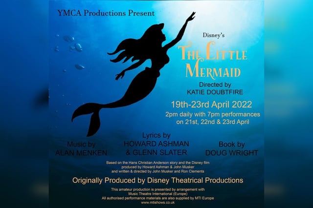 Scarborough's YMCA Productions is holding auditions for its Easter production of The Little Mermaid