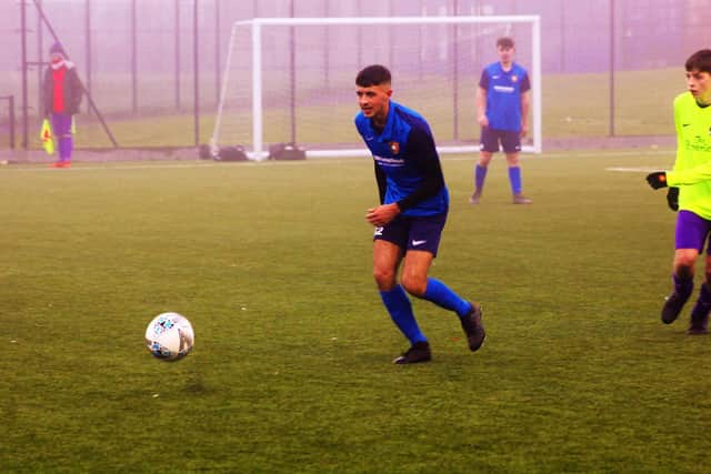 Jake Reeves on the attack for Edgehill Reserves at Goal Sports.