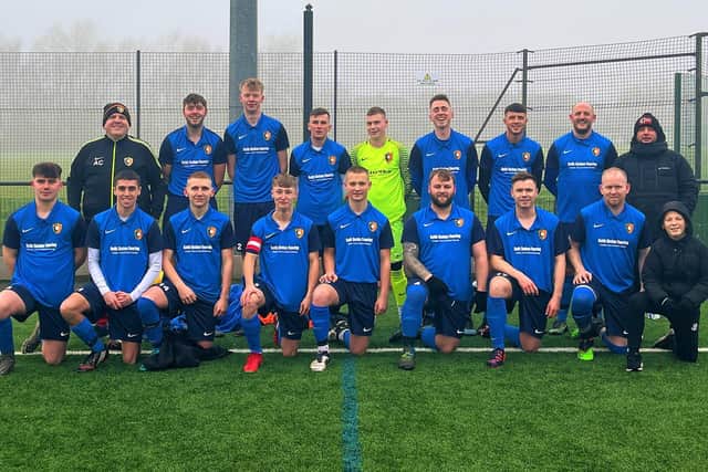 Edgehill Reserves won 7-0 against Goal Sports in the second division of the Scarborough Saturday League
Photos by Alec Coulson