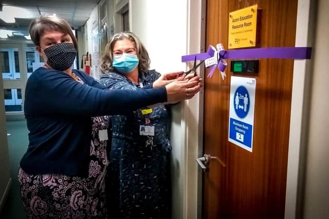 Emily Harrison, Clinical Undergraduate and Work Based Learning Development Lead, Scarborough Hospital NHS Trust, and Claire Barwick, Head of Curriculum – Health, Education and Nursing, CU Scarborough.