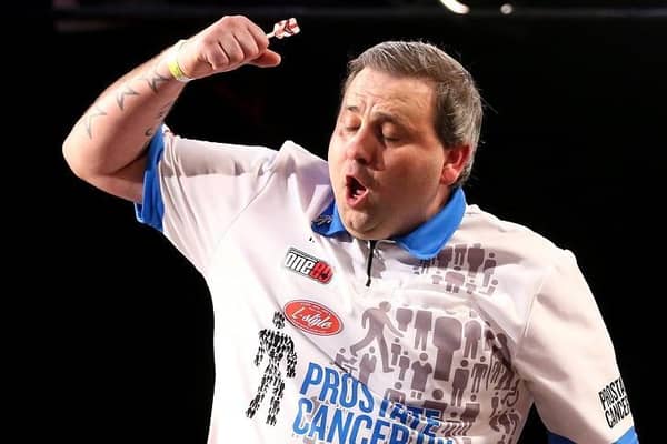 Scarborough darts star Graham Usher