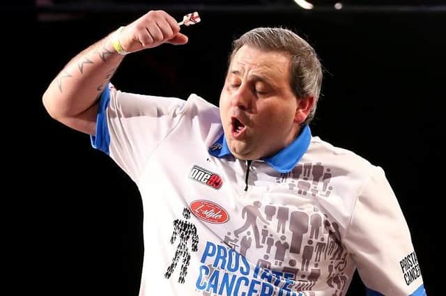 Scarborough darts star Graham Usher