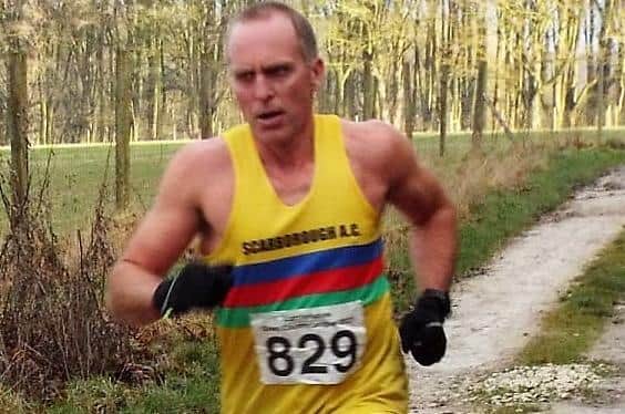 Glyn Hewitt was first home for the Scarborough AC team at the Sledmere meeting of the East Yorkshire Cross Country League