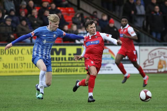Boro's Brad Plant was man of the match in the 0-0 draw at leaders Matlock on Tuesday night.