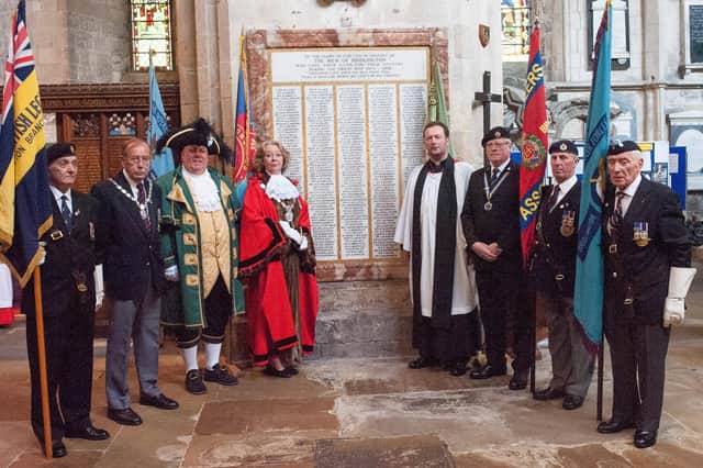 This excellent photograph features the WW1 100 Years Anniversary Commemoration Service and wreath laying at Bridlington Priory back in 2014. Do you recognise any of the people in the picture. (nbfp-msh1430x829)