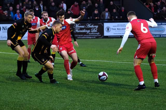 Luca Colville was Boro's man of the match