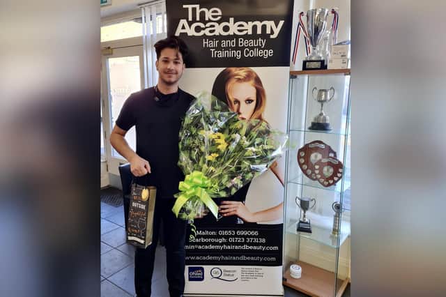 Caio Jorge Pimentel-Lacerda achieved 700 out of 700 - the highest score possible for the Level 2 standard. He is employed by Steps Ahead in Scarborough.