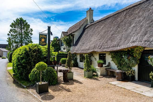 The Star Inn at Harome placed third on the list and is currently closed after a fire devastated the thatched pub in November.
