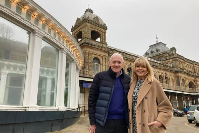 TV news presenters Harry Gration and Christine Talbot present a Grand Yorkshire Night Out at Scarborough Spa