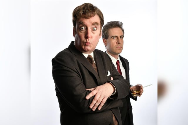 Howerd’s End is written by Mark Farrelly and directed by Joe Harmston. Frankie Howerd is played by Simon Cartwright, and Dennis Heymer by Mark Farrelly