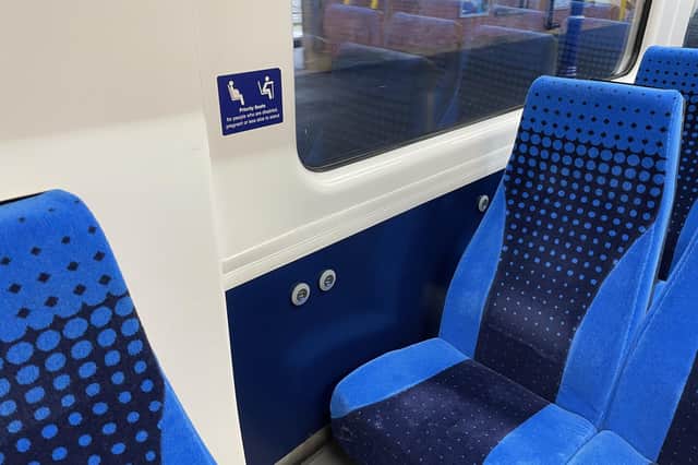 The upgraded Class 158 gives commuters a more comfortable journey and provides them with digital improvements – including USB charging sockets at every seat and free Wi-Fi throughout.