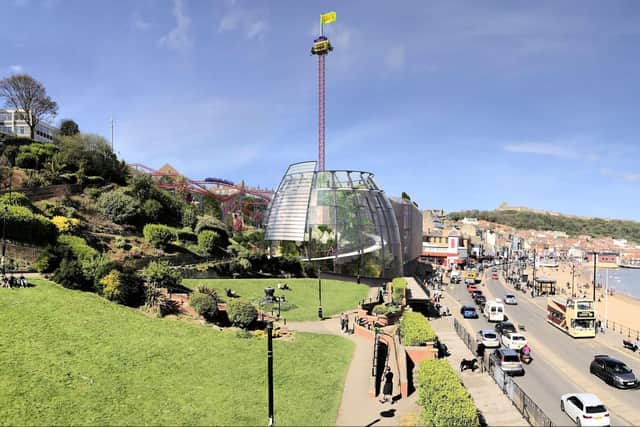 An artist's impression of 'Flamingo Land Coast'; the operator has now withdrawn its interest.