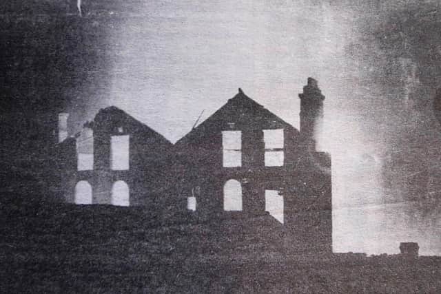 ETW Dennis's printing works was badly damaged in the Scarborough Blitz of 1941. Fortunately the building was empty.
