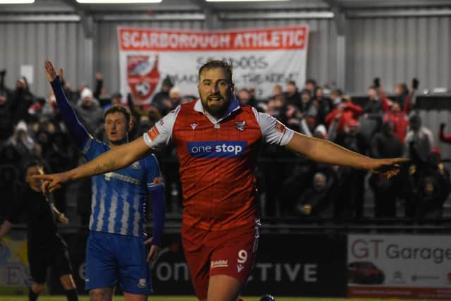 Striker Jake Day scored and was man of the match for Boro in their 2-2 draw at Witton Albion