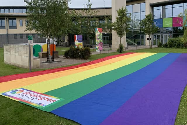 The Bridlington Pride team is looking for funds to support the B.A.M. group.