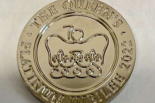 The specially minted coin created for Bridlington Town Council.