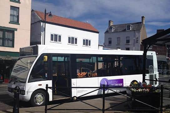 The park and ride service will be running in Whitby over February half-term.
