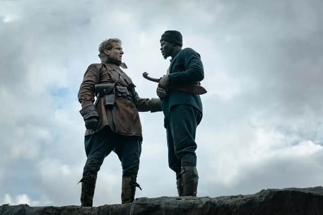 The third in the Kingsman series of comedy action spy movies The King's Man stars Ralph Fiennes, Gemma Arterton, Rhys Ifans and Djimon Hounsou